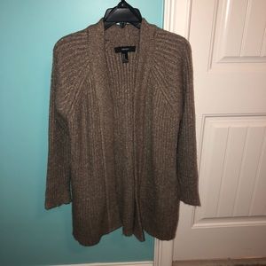 Brown Knitted Cardigan